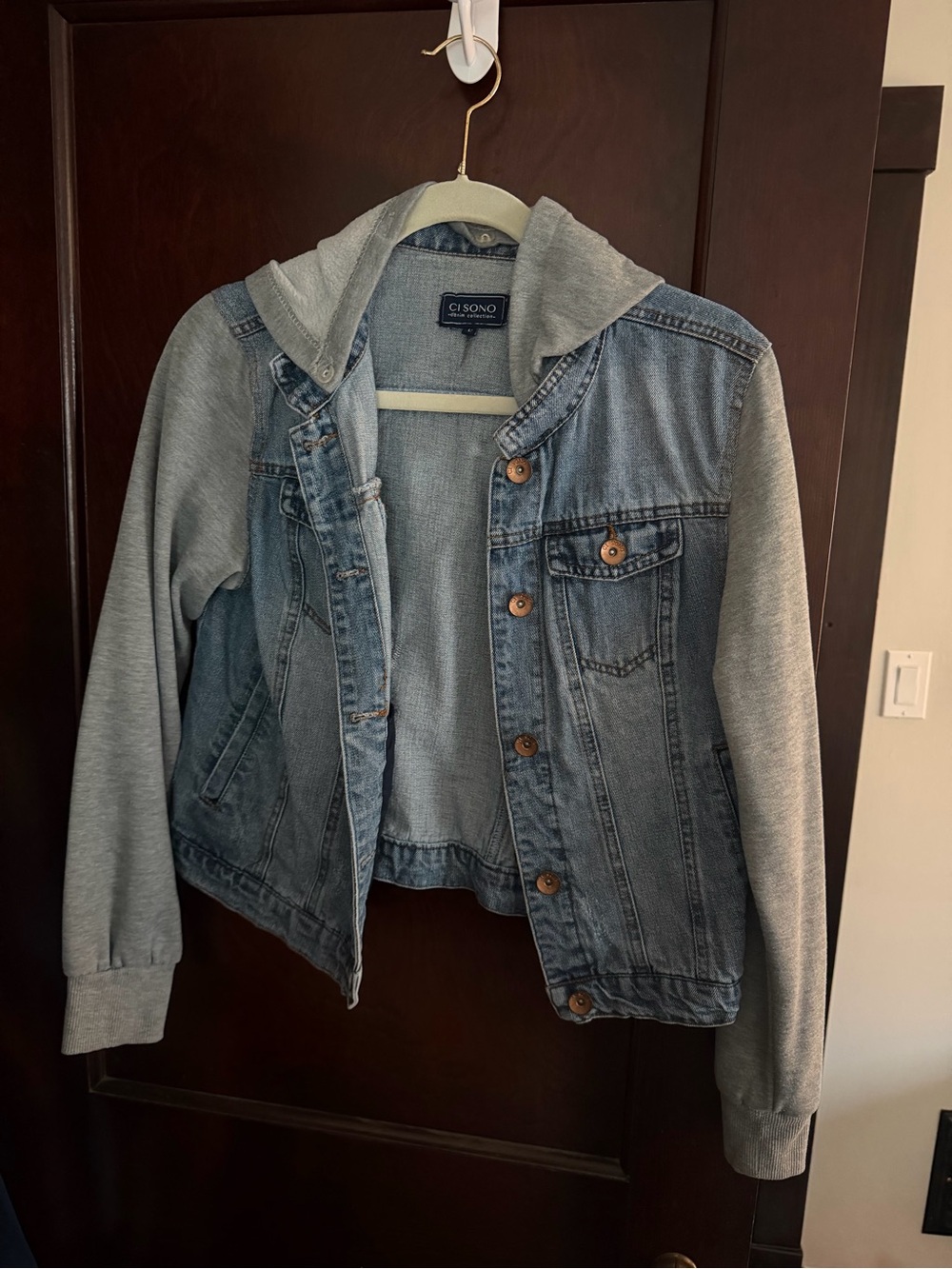 Women’s Denim Jacket with Hoodie